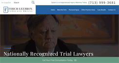 Desktop Screenshot of fibichlaw.com